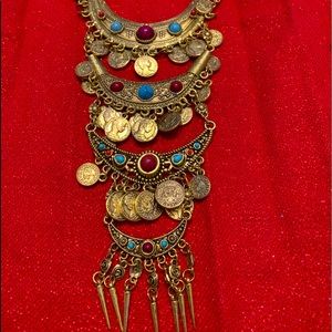 Gold Egyptian necklace